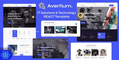 Avertium - IT Solutions & Technology REACT Template