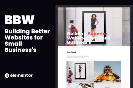 BBW - Web Design Agency Elementor Template Kit