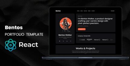 Bentos - Personal Portfolio React Template