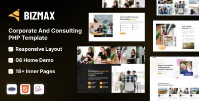 Bizmax - PHP - Corporate And Consulting Business Template