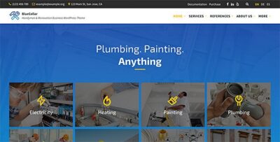 BlueCollar - Handyman & Renovation Business WordPress Theme v2.7.11