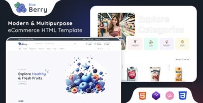 Blueberry - eCommerce HTML Template