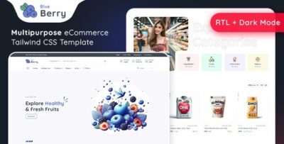 Blueberry - eCommerce Tailwind CSS Template