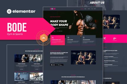 Bode - Gym & Sports Elementor Template Kit