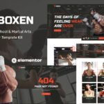 Boxen - Boxing School & Martial Arts Elementor Template Kit