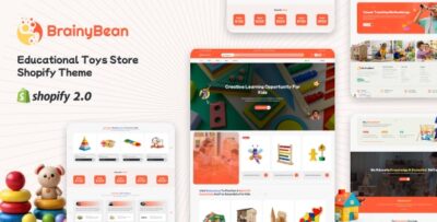 Brainybean - Educational Toys Store Shopify Theme