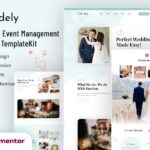 Bridely Wedding & Event Management Elementor Template Kit