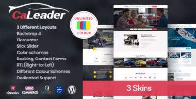 CaLeader - Car Dealer WordPress Theme