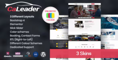 CaLeader – Car Dealer WordPress Theme