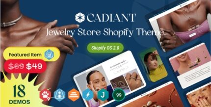 Cadiant - Jewelry Store Shopify Theme OS 2.0 v1.2