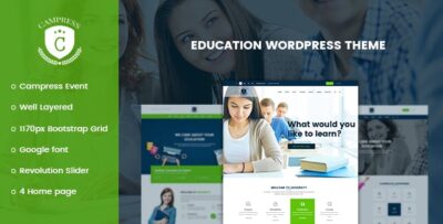 Campress - Responsive Education, Courses and Events v1.31