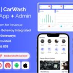 CarQ - Car Wash Marketplace SAAS User Flutter App & Laravel Admin Panel v2.0.1
