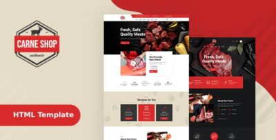 CarneShop - Butcher & Meat Shop HTML template