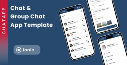 Chat & Group Chat App Template Ionic Whatsapp Clone Ionic Template ChatApp