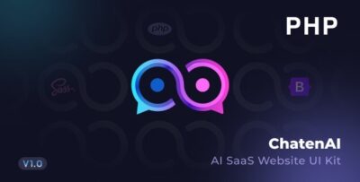 ChatenAi - PHP - AI SaaS Website + Dashboard UI Kit