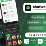Chatter - Ultimate Social Media with Chat Rooms, Posts, Stories