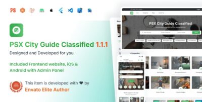 City Guide - Complete Directory Listing Platform (Frontend, Mobile App with Admin Panel) v1.1.1