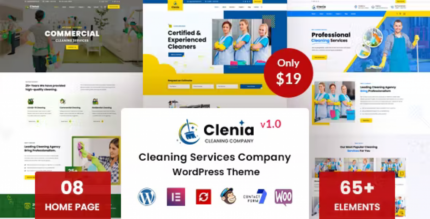 Clenia – Cleaning Services WordPress Theme V1.0.1