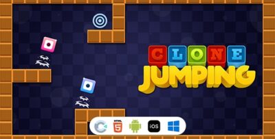 Clone Jumping [ Construct 3 , HTML5 ]