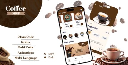 Coffeeshop - Online Coffeeshop App Online Coffeehouse React Native iOSAndroid App Template