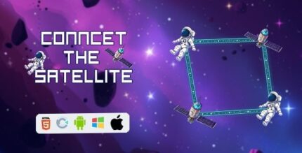 Connect The Satellite - HTML5 Game (Construct 3)