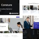 Consture - Business Consulting Elementor Template Kit