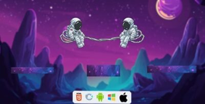 Cosmic Dash - HTML5 Game (Construct 3) + Admob