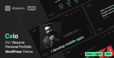 Cvio - CV Resume Theme v3.3.5