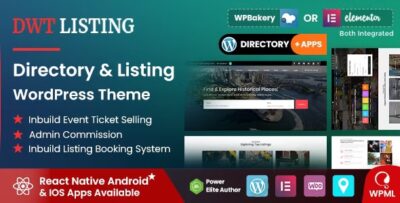 DWT - Directory & Listing WordPress Theme v3.3.0