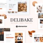 Delibake - Bakery and Pastry Elementor Template Kit