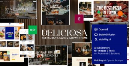 Deliciosa - Restaurant, Cafe & Bar WordPress Theme v1.5