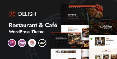 Delishs - Restaurant & Cafe WordPress Theme