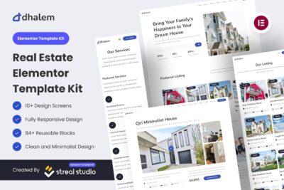 Dhalem Real Estate Elementor Template Kit