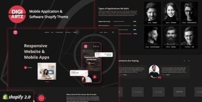 Digiartz - Software & App Store Shopify Theme v1.0