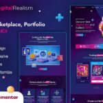 Digital Realism NFT Elementor Template Kit