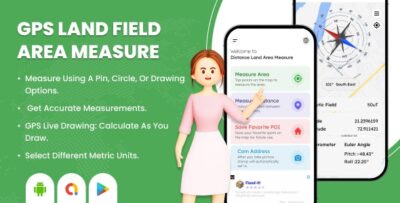 Distance and Land Area Measure - Land Area Calculator - GPS Field Area Measure