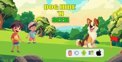 Dog Hide N Seek - HTML5 Game (Construct 3) + Admob