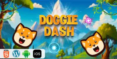 Doggie Dash - HTML5 Construct3 Game