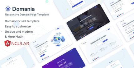 Domania - Domain for Sale Angular Template