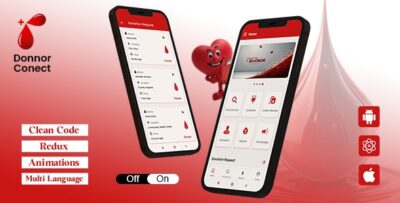 DonorConnect -Blood Donation Find Blood Donor Patient & Donor Connector iOSAndroid App Template