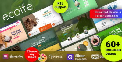 Ecoife - Environment Ecology WordPress V2.0