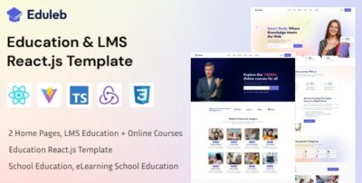 Eduleb - Education & LMS React.js Template