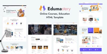 Edumastery - Education & Online Courses HTML Template