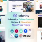 Edunity - University, Online Courses, School & Education WordPress Theme