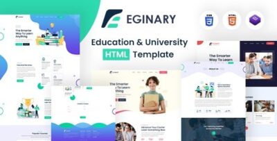 Eginary - Education & University HTML Template