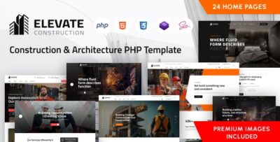 Elevate - Construction & Renovation PHP Template