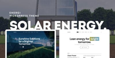 Energi - Solar & Renewable Energy WordPress Theme