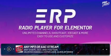 Erplayer - Radio Player for Elementor v1.3.2