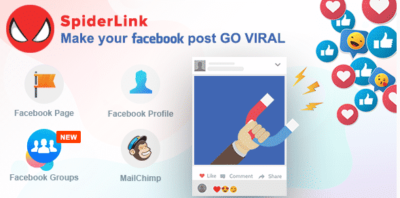 Facebook SpiderLink - Make Your Facebook Post GO VIRAL v2.5