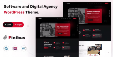 Finibus – Software and Digital Agency WordPress Theme